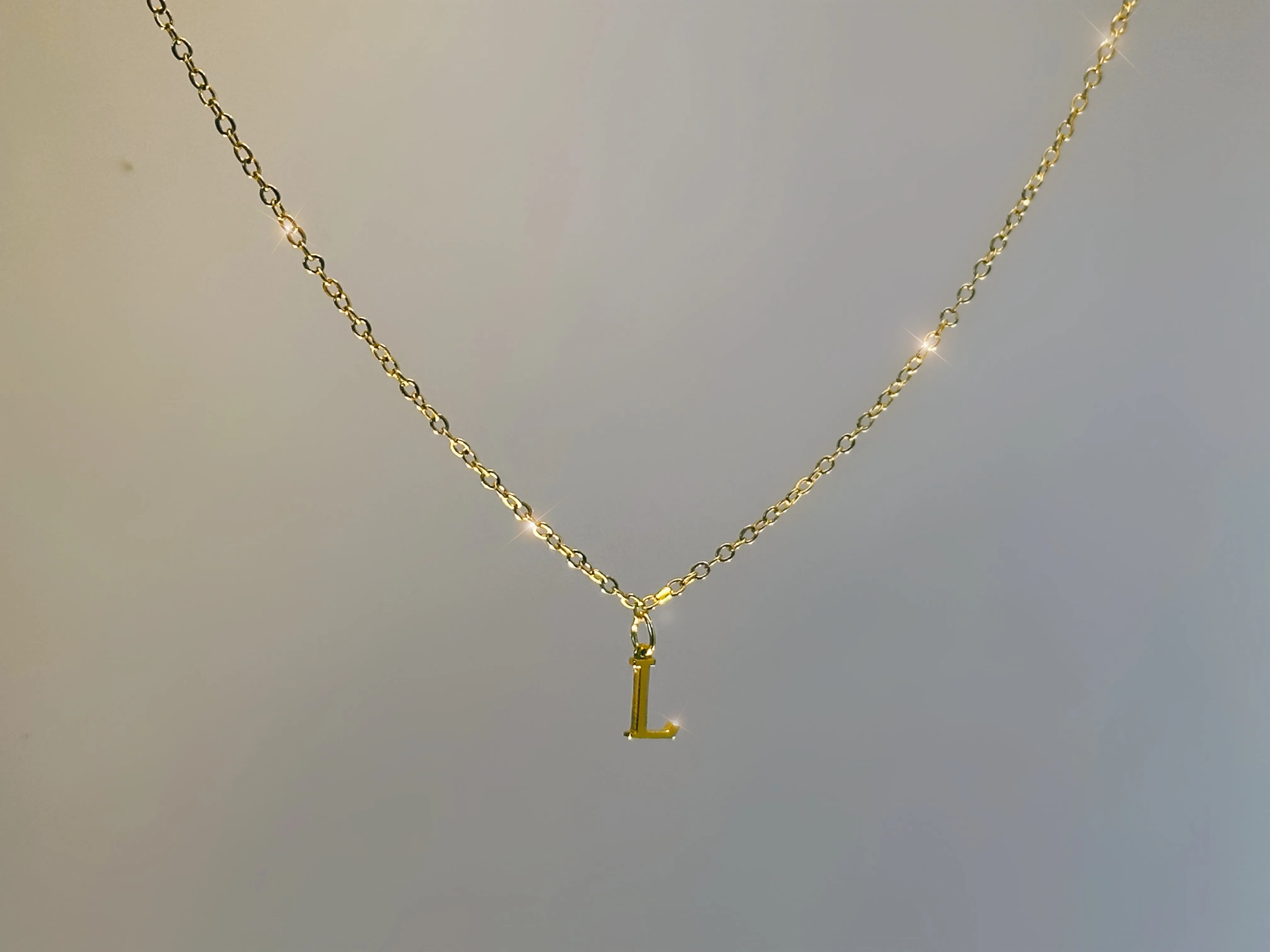 Gold Letter Necklace