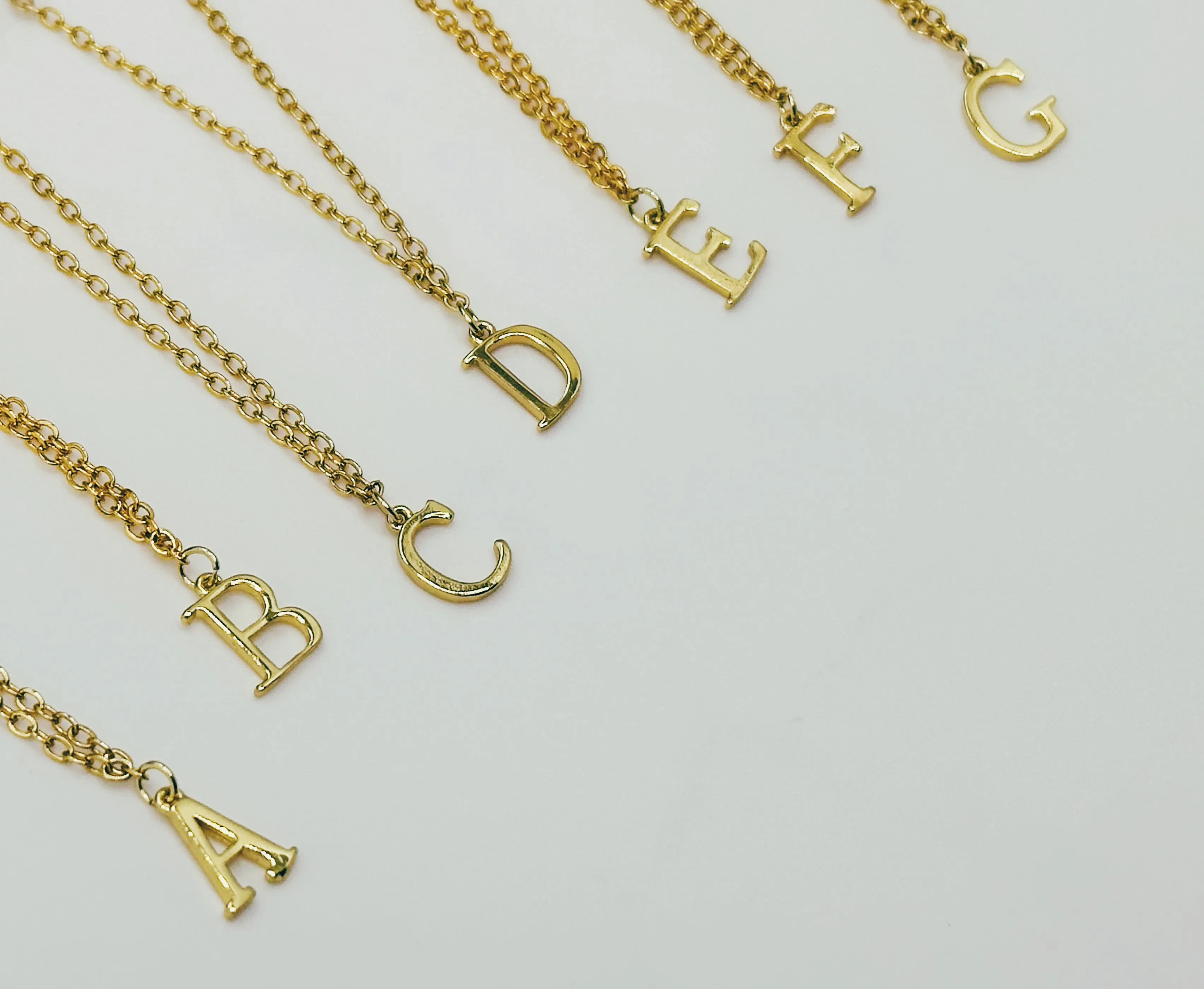 Gold Letter Necklace