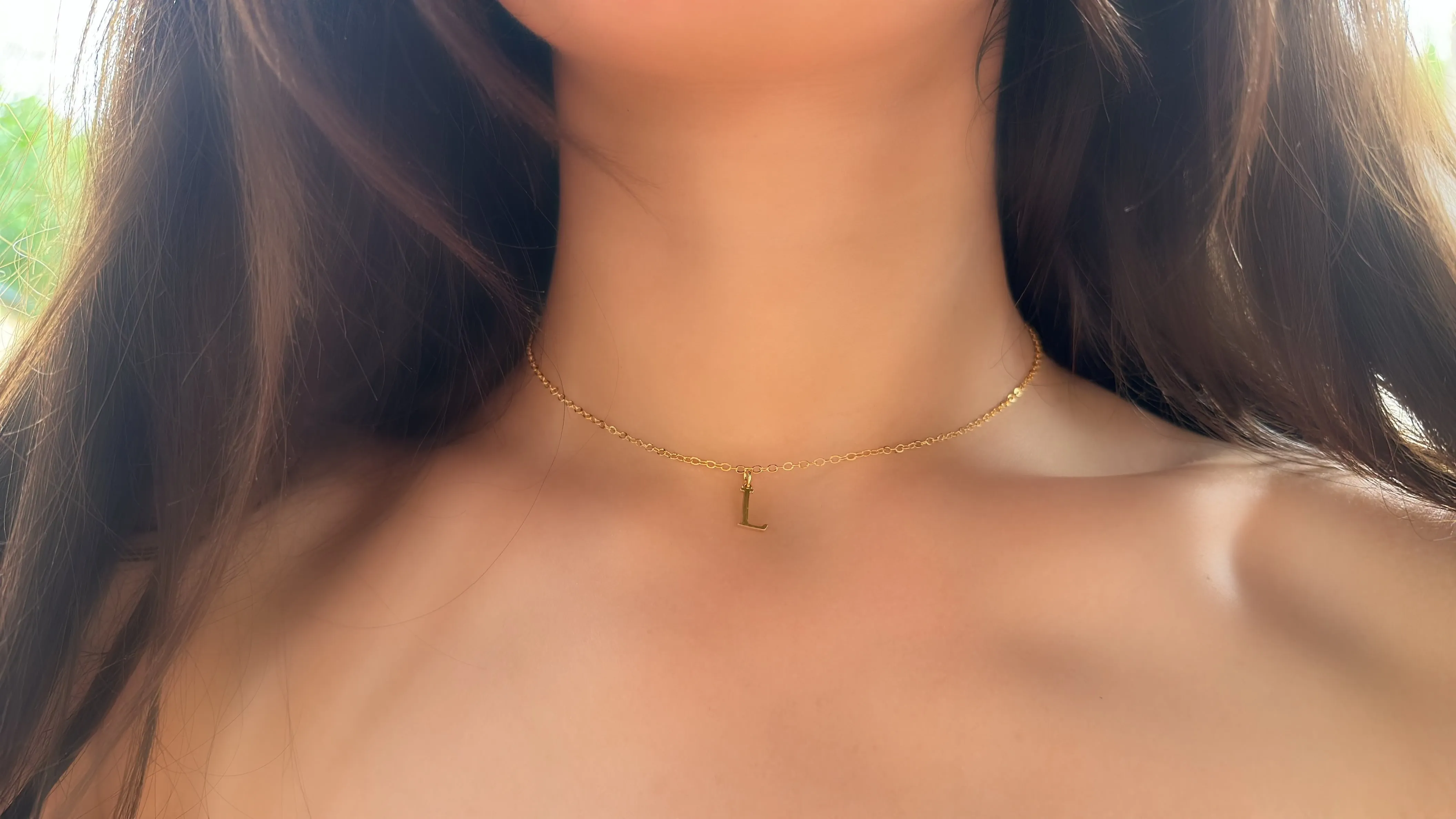 Gold Letter Necklace