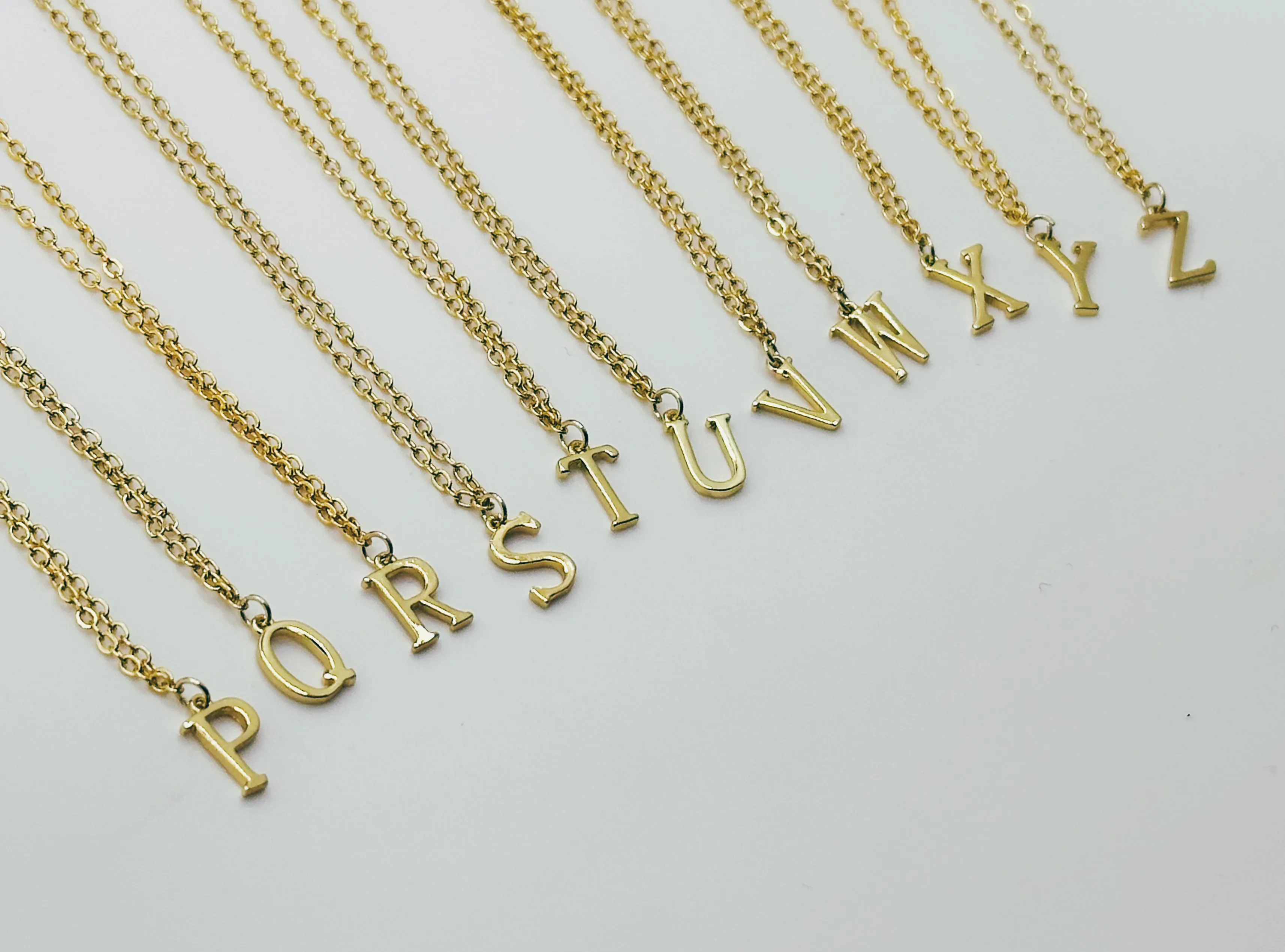 Gold Letter Necklace