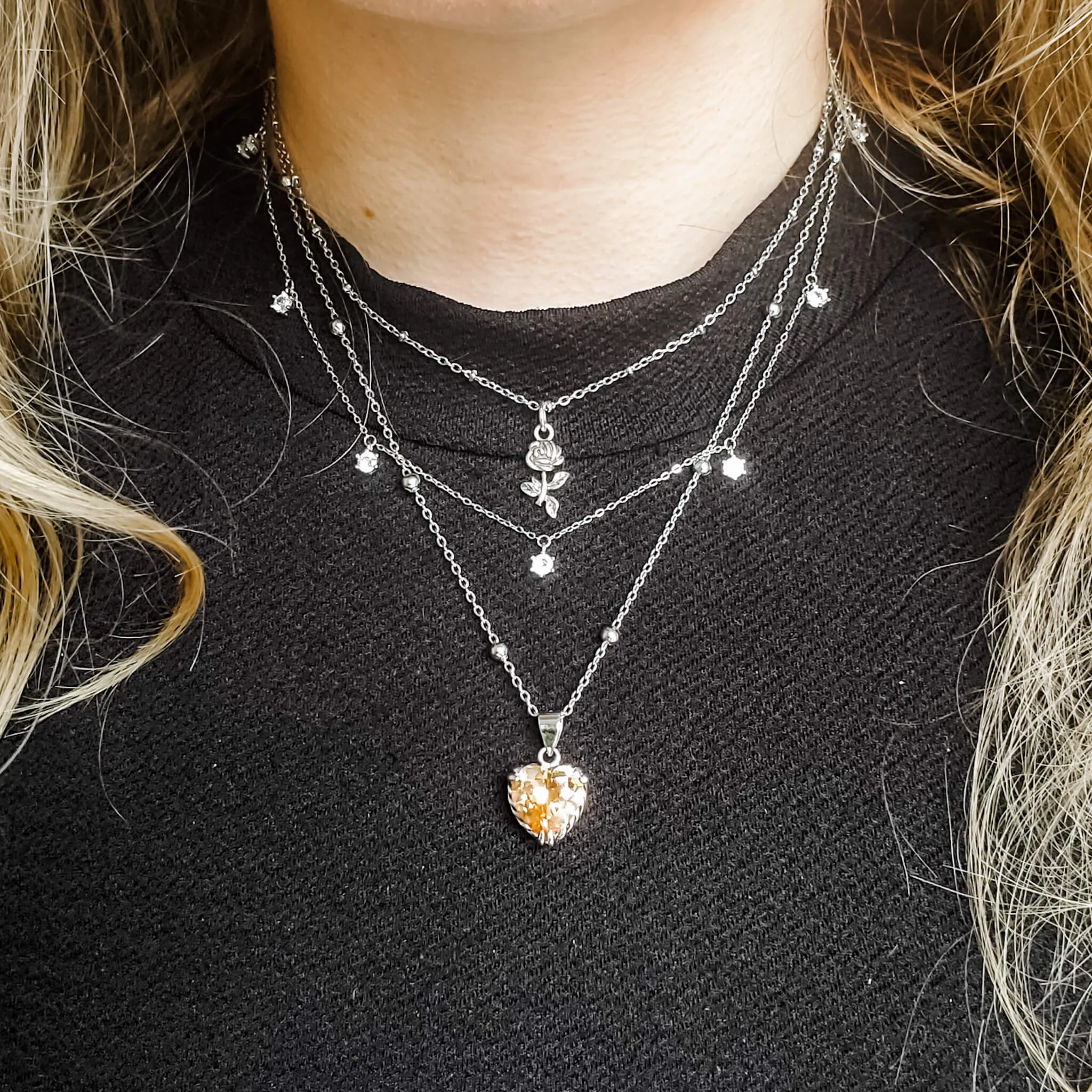 Gold Magnetic Necklace Clasp Divider