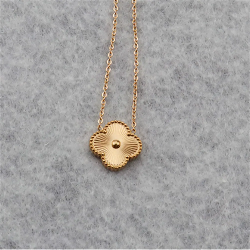 Gold Plated 3D Floral Dangle Necklaces