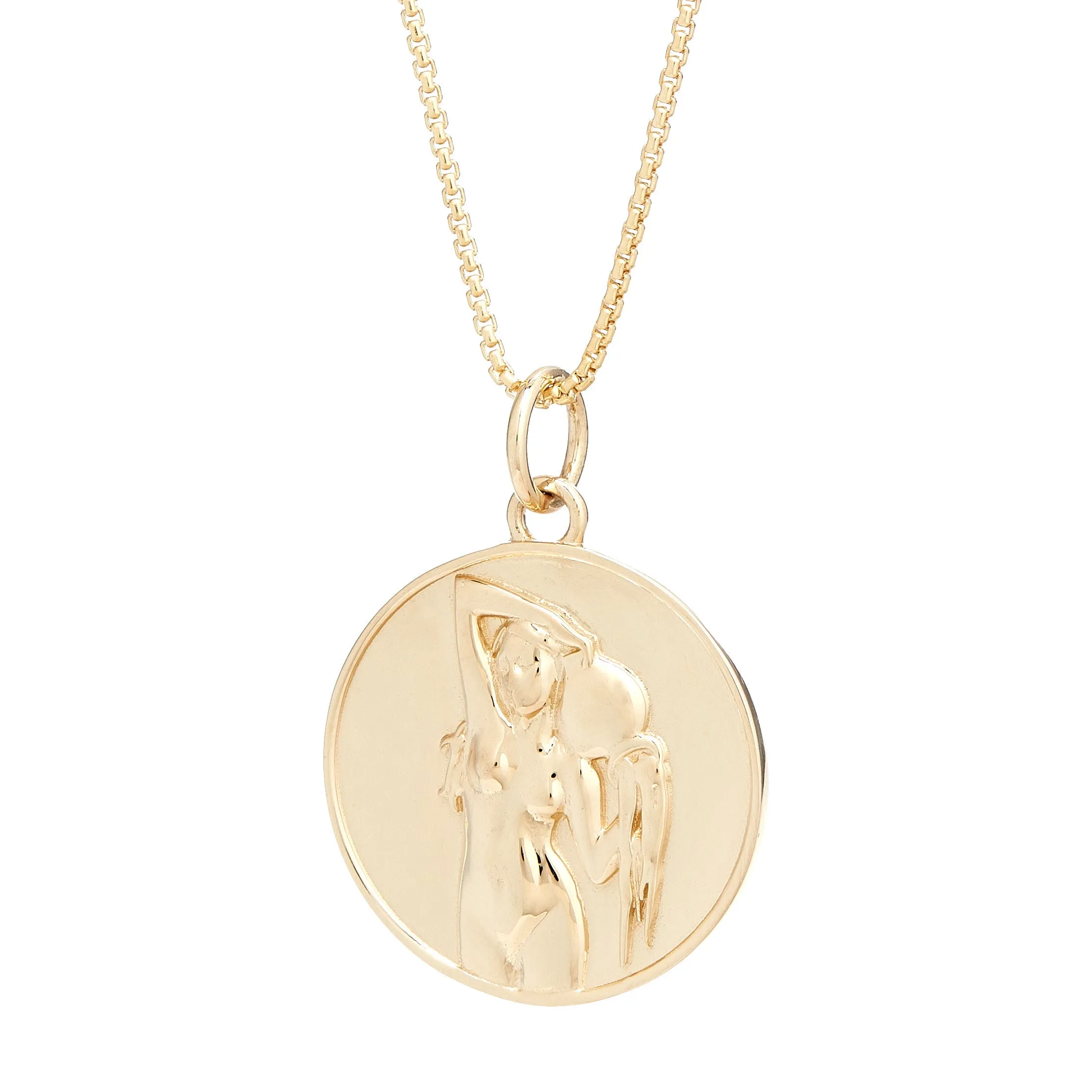 GOLD ZODIAC MEDALLIONS