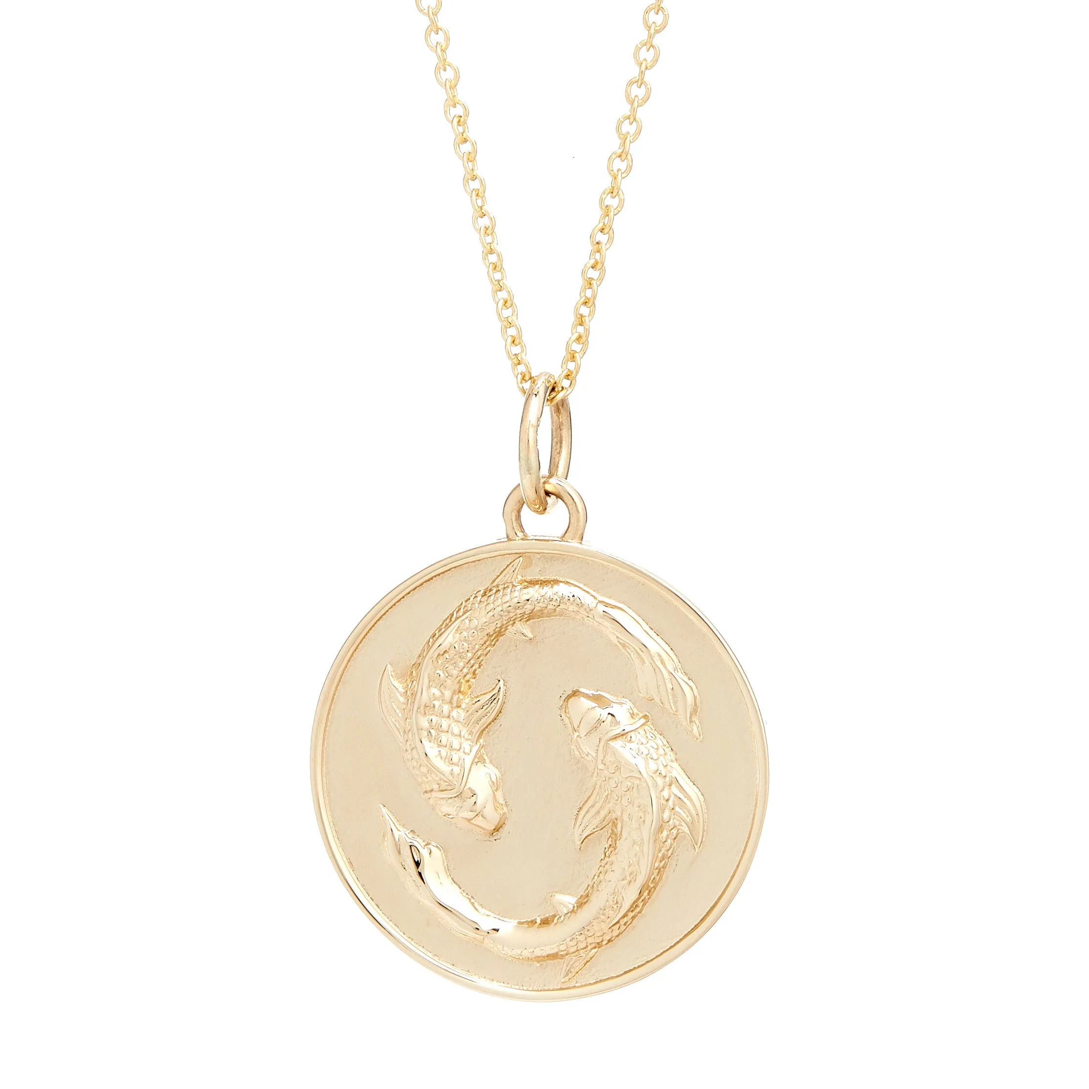 GOLD ZODIAC MEDALLIONS