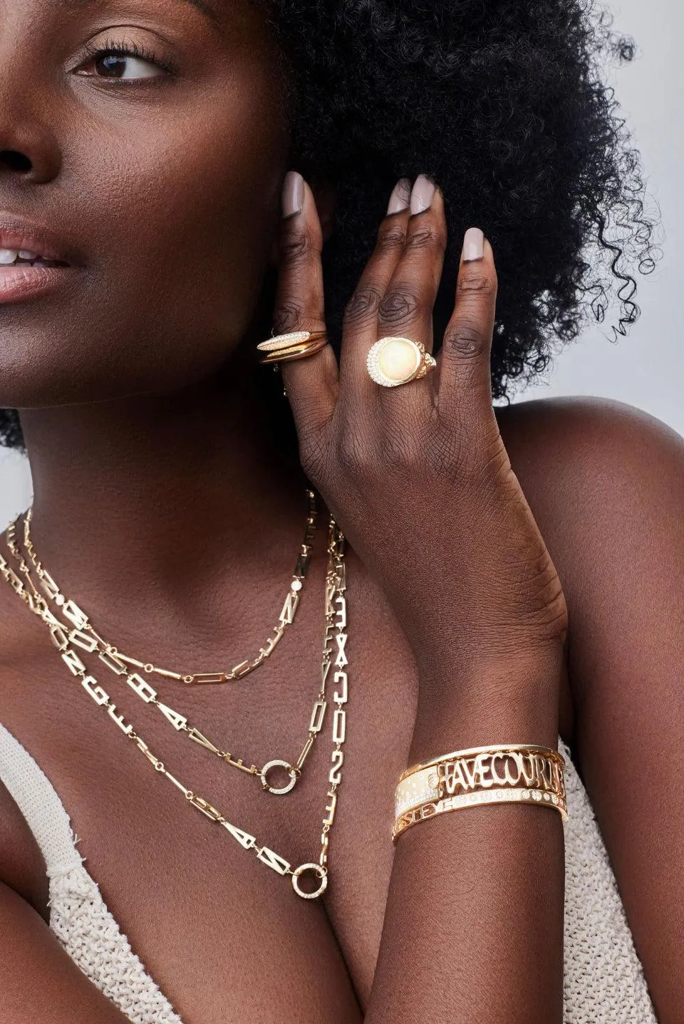Golden Mantra Necklaces