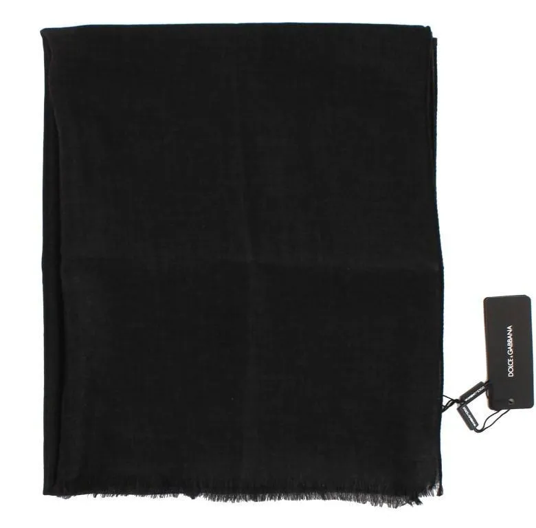 Gray Cashmere Scarf
