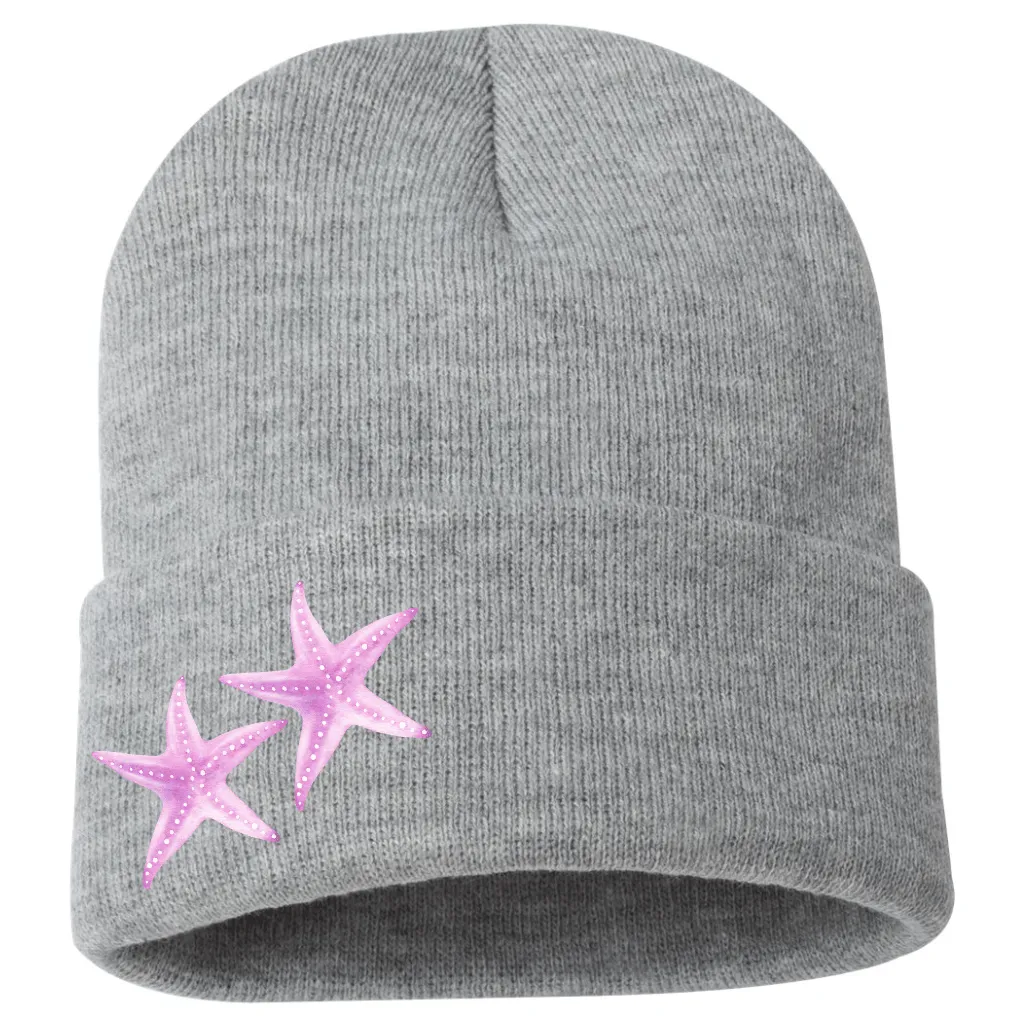 Gray Starfish Beanie