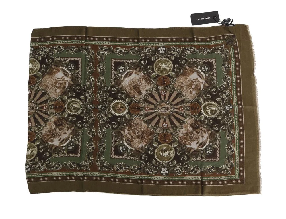 Green Carretto Teatro die Pupi Scarf
