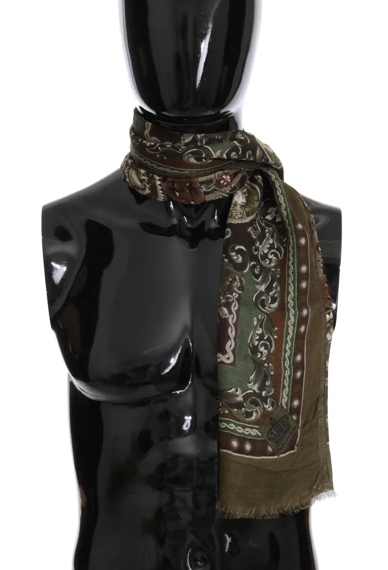 Green Carretto Teatro die Pupi Scarf