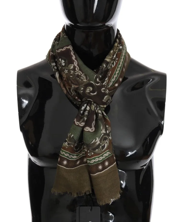 Green Carretto Teatro die Pupi Scarf