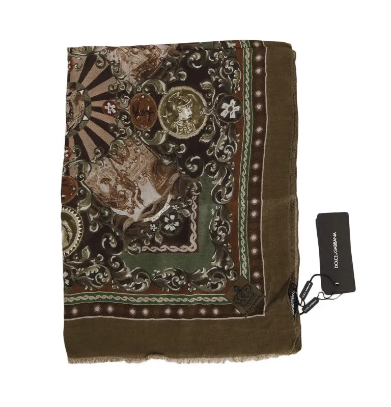 Green Carretto Teatro die Pupi Scarf