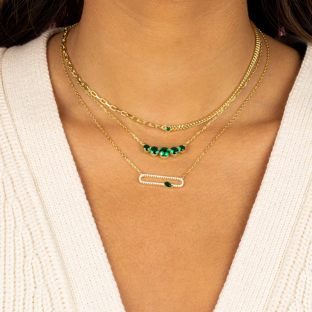 Green Team Necklace Combo Set
