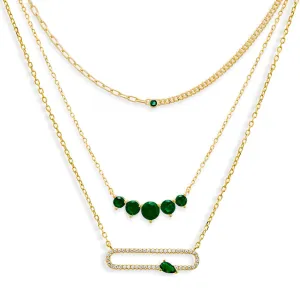 Green Team Necklace Combo Set