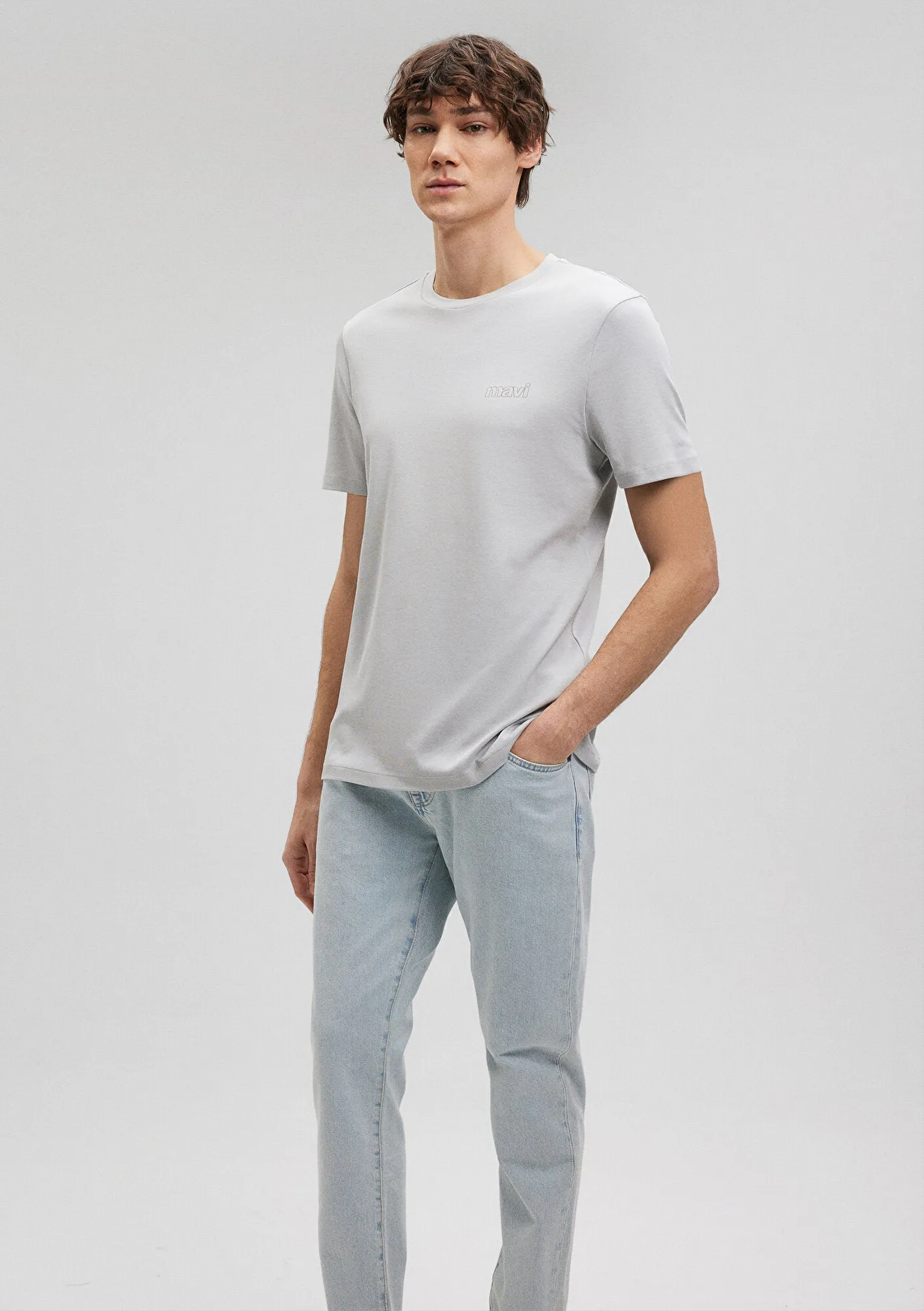 Grey Basic T-Shirt