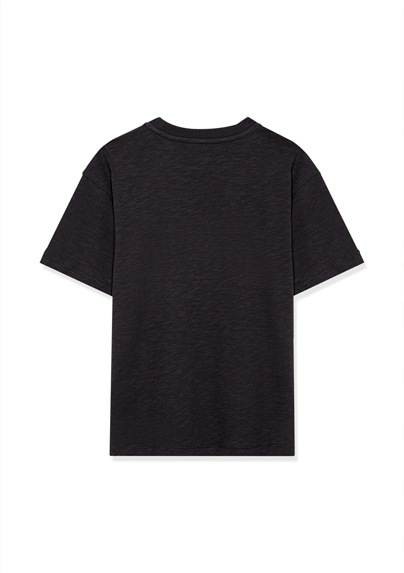 Grey Organic Cotton Basic T-Shirt