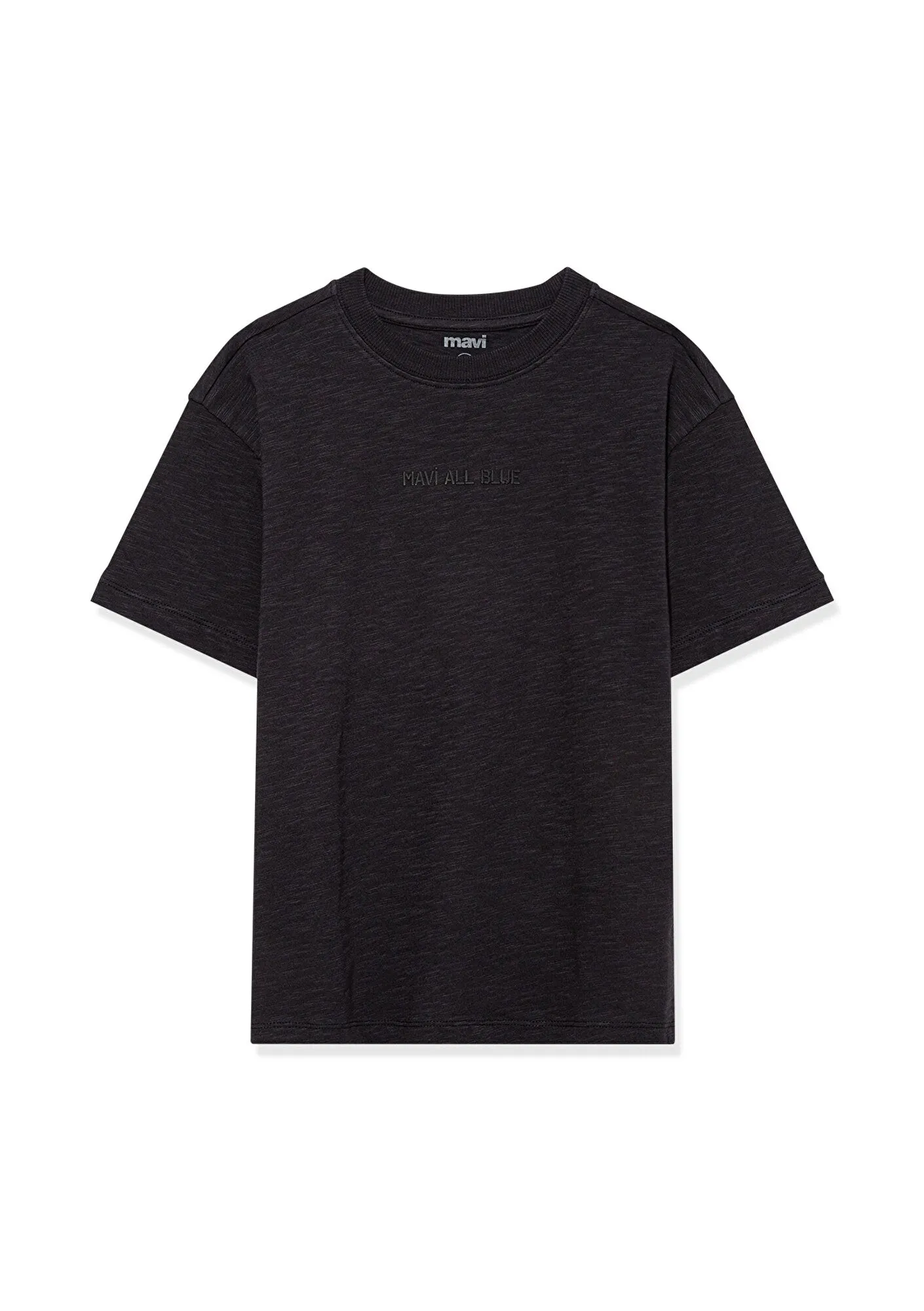Grey Organic Cotton Basic T-Shirt