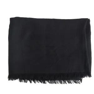 Gucci Black GG Jacquard Shawl
