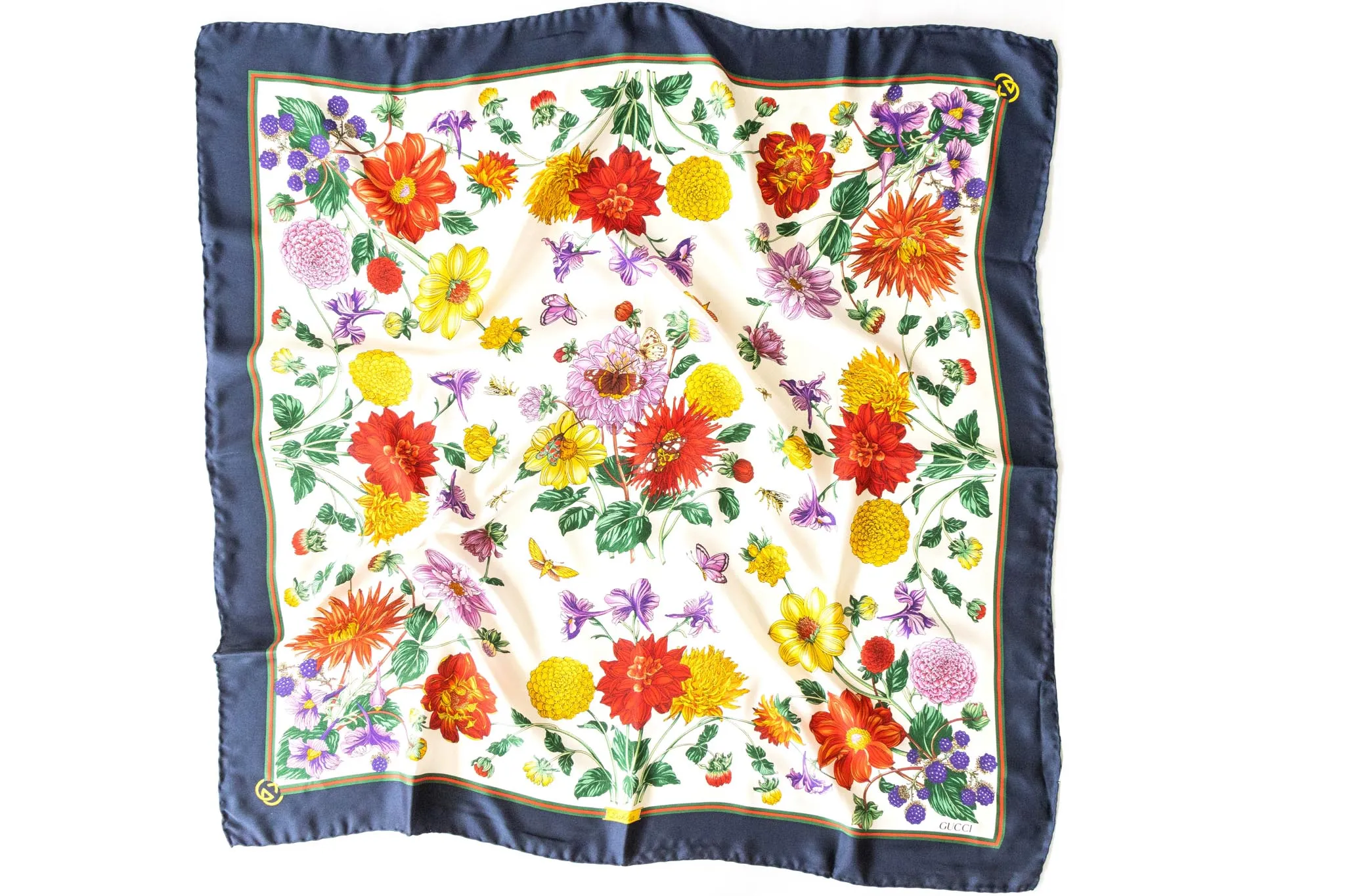 Gucci Dahlia "New" Old Stock Scarf