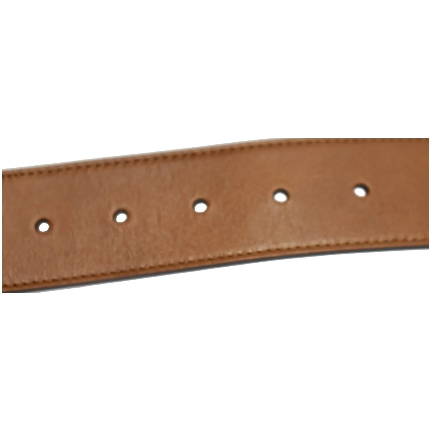 GUCCI Web Double G Buckle Leather Belt Multicolor Size 95/38