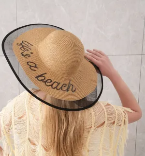 H3403-Lace Brim Sun Hats
