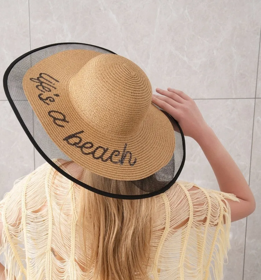 H3403-Lace Brim Sun Hats
