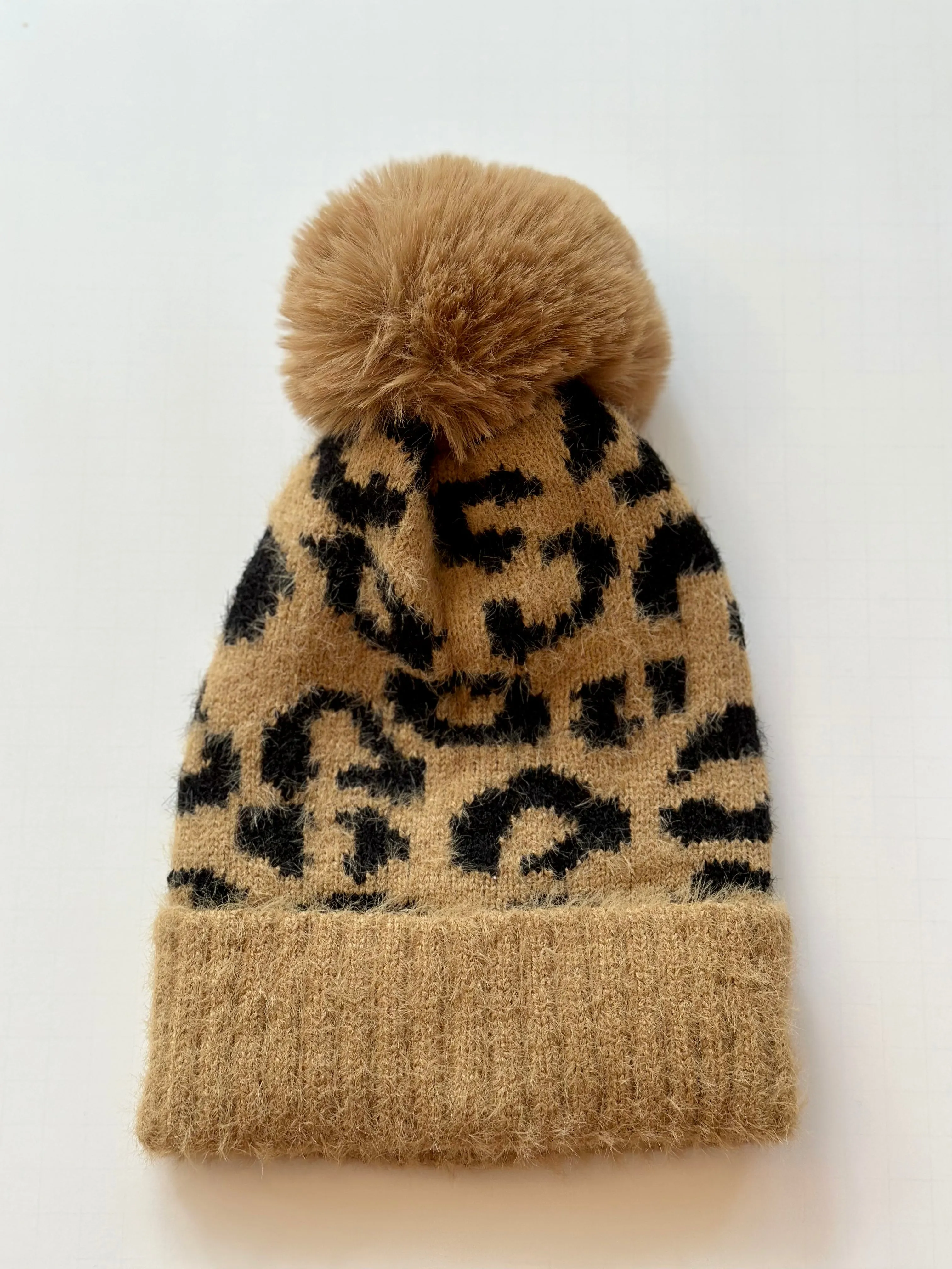 H43 LEOPARD BEANIE