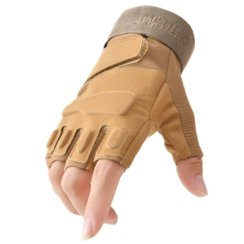 Half Finger Tactical Gloves - Outdoor Military Combat Shooting Hunting Sport Gloves for Men and Women