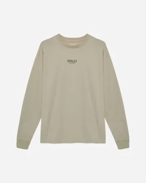 Halo Heavy Graphic T-Shirt L/S - Oyster Gray