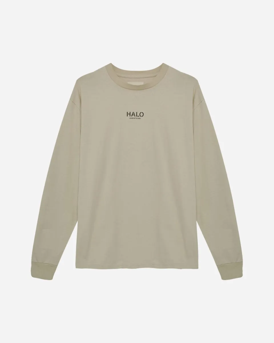 Halo Heavy Graphic T-Shirt L/S - Oyster Gray