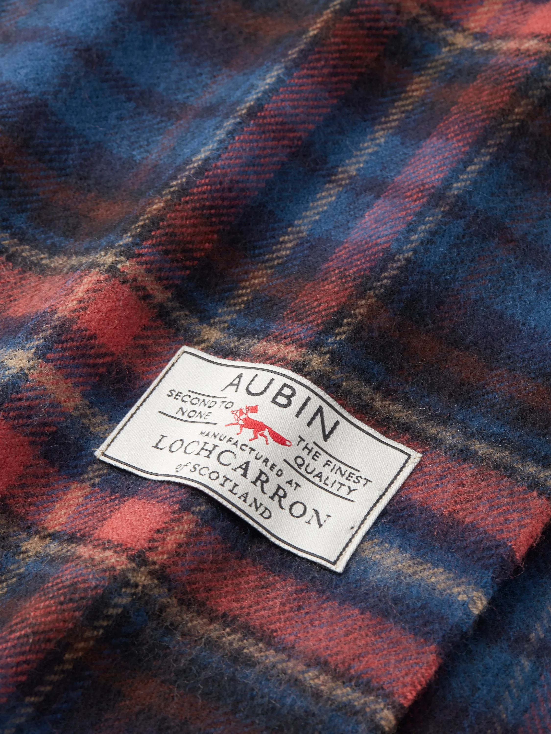 Hamilton Wool Check Scarf