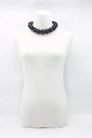 Hand-crocheted Crystal Balls Necklaces