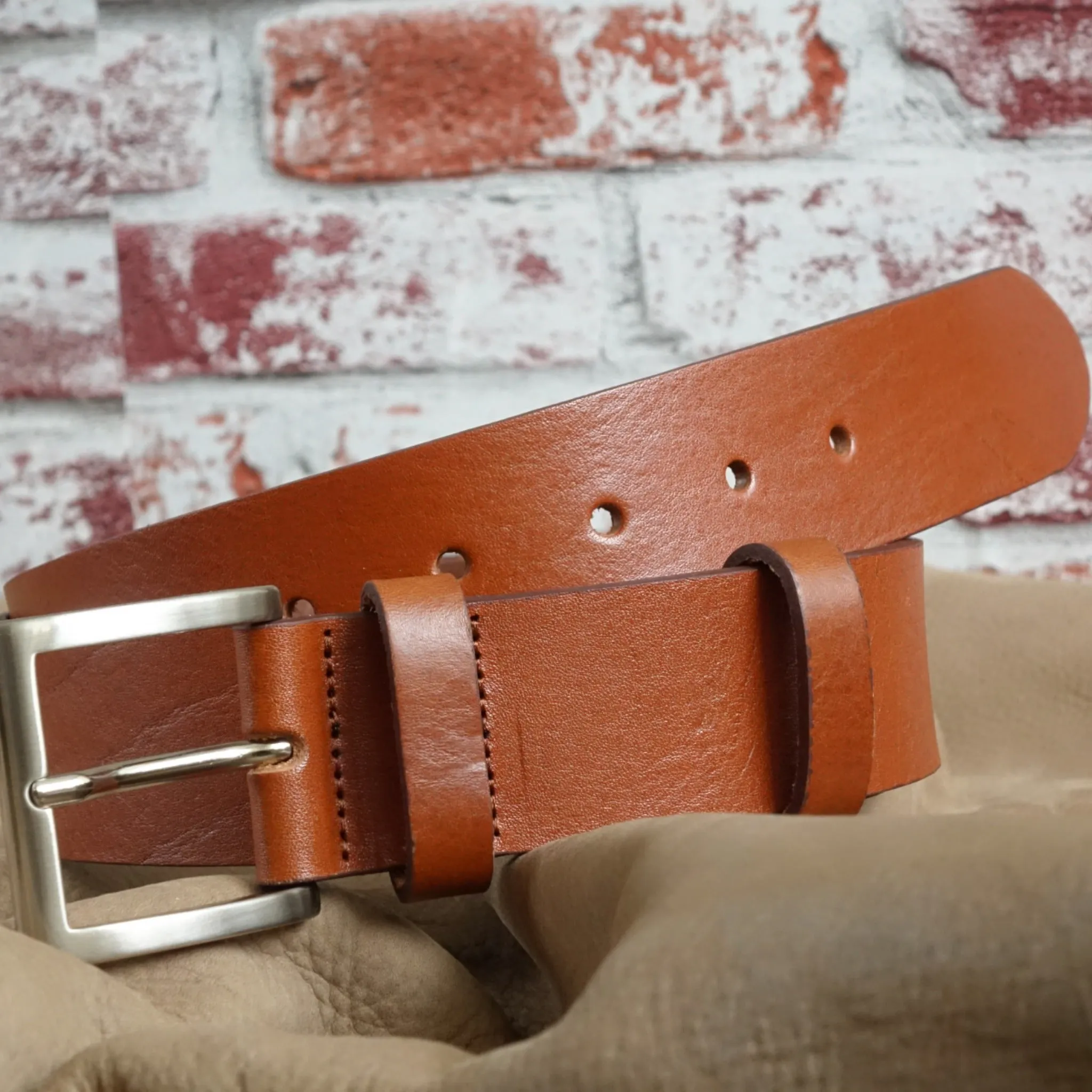 Handmade Leather Belts - Black