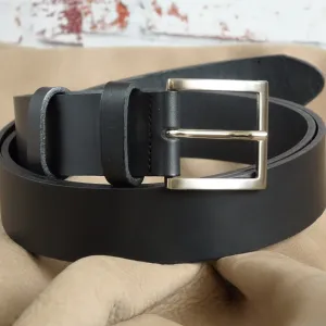 Handmade Leather Belts - Black