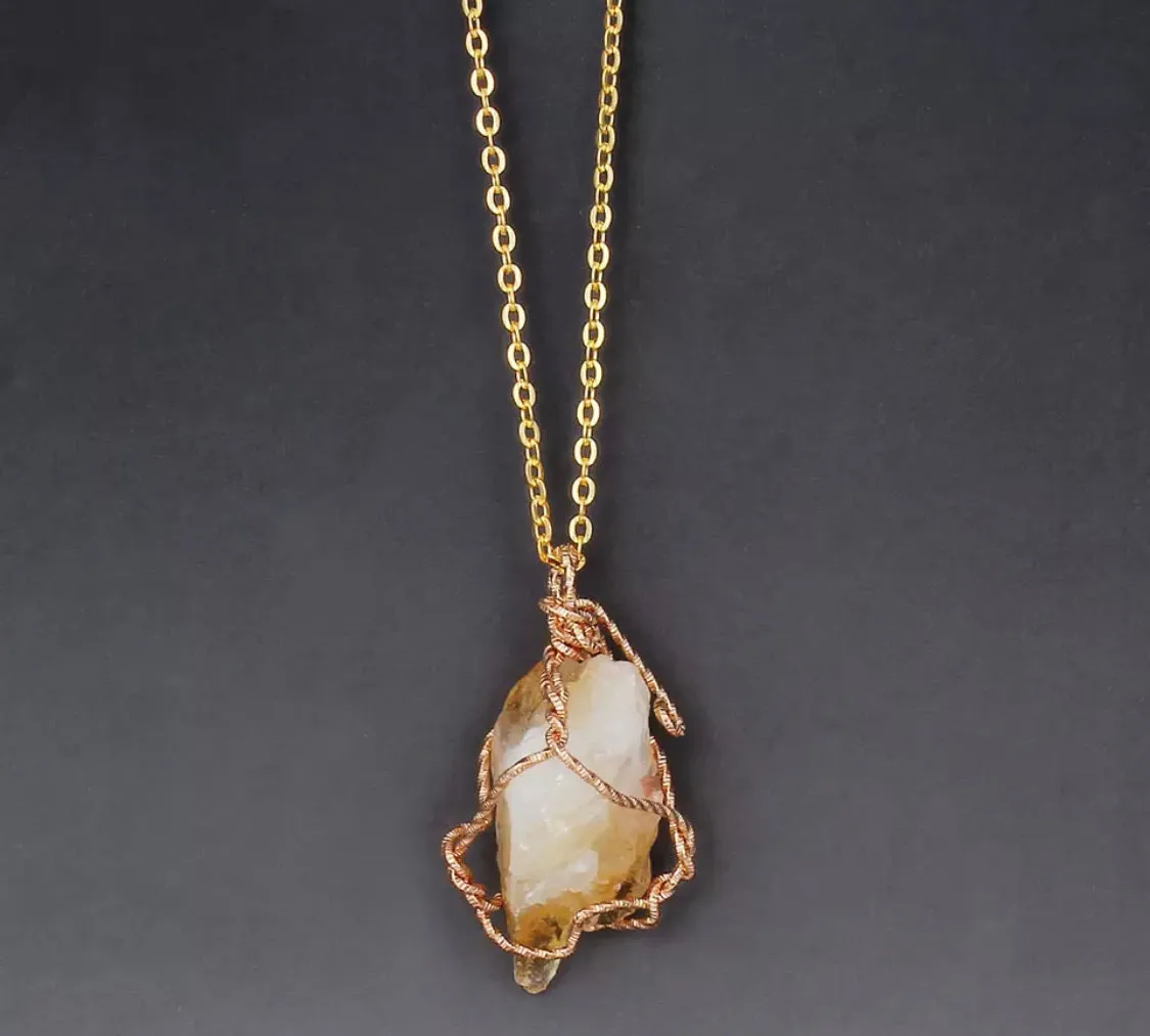 HANDMADE STONE NECKLACES