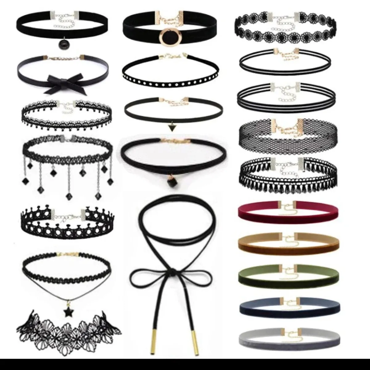 Handmade Velvet Lace Vintage Choker Necklaces