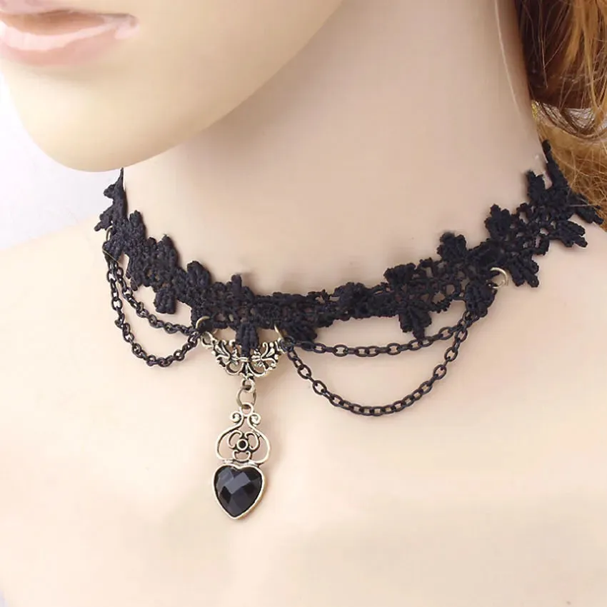 Handmade Velvet Lace Vintage Choker Necklaces