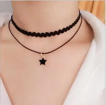 Handmade Velvet Lace Vintage Choker Necklaces