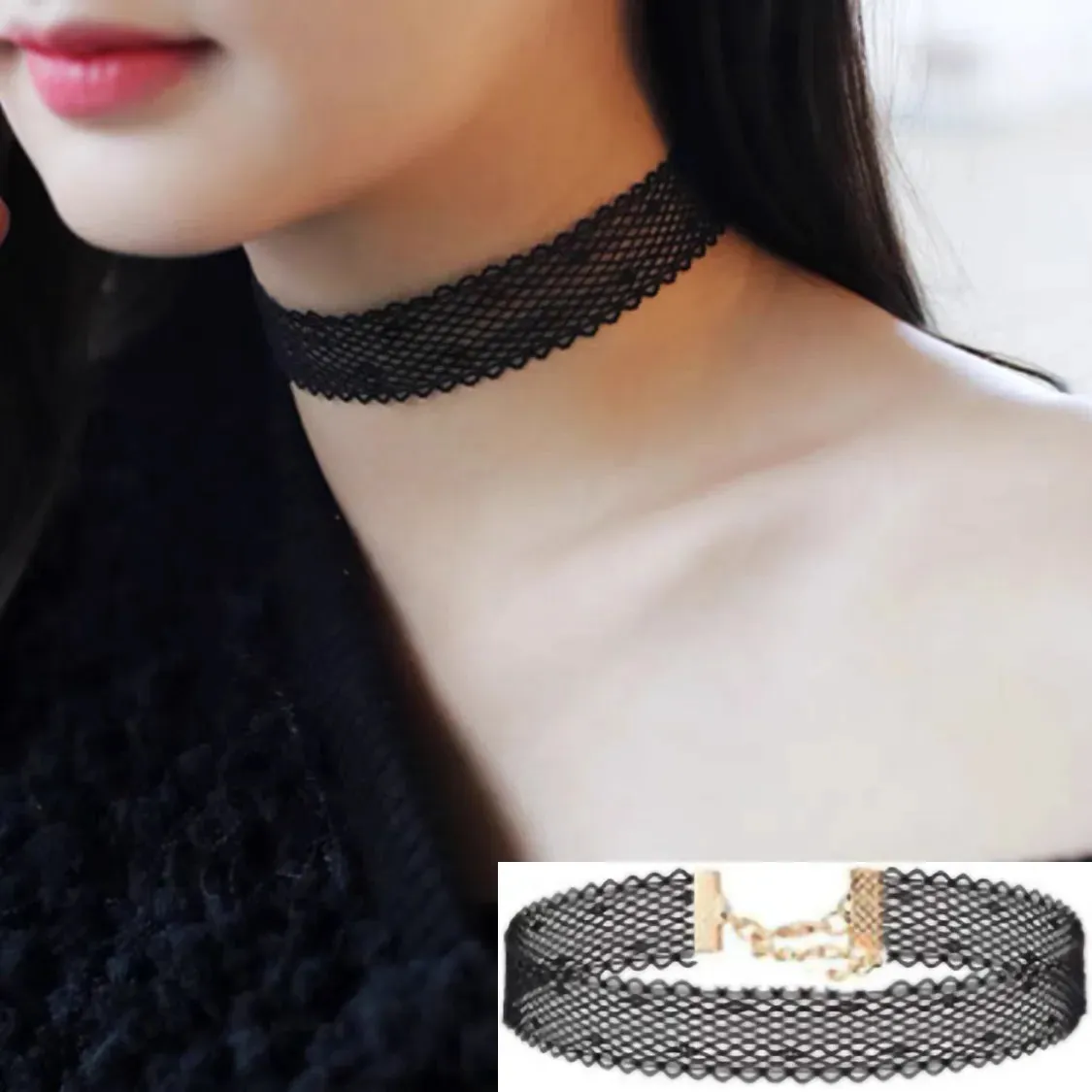 Handmade Velvet Lace Vintage Choker Necklaces