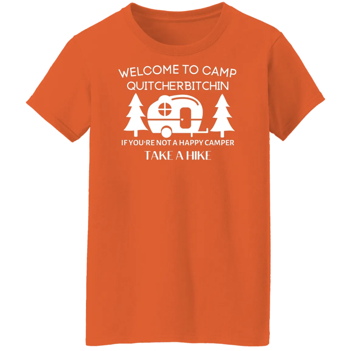 Happy Camper Ladies' 5.3 oz. T-Shirt