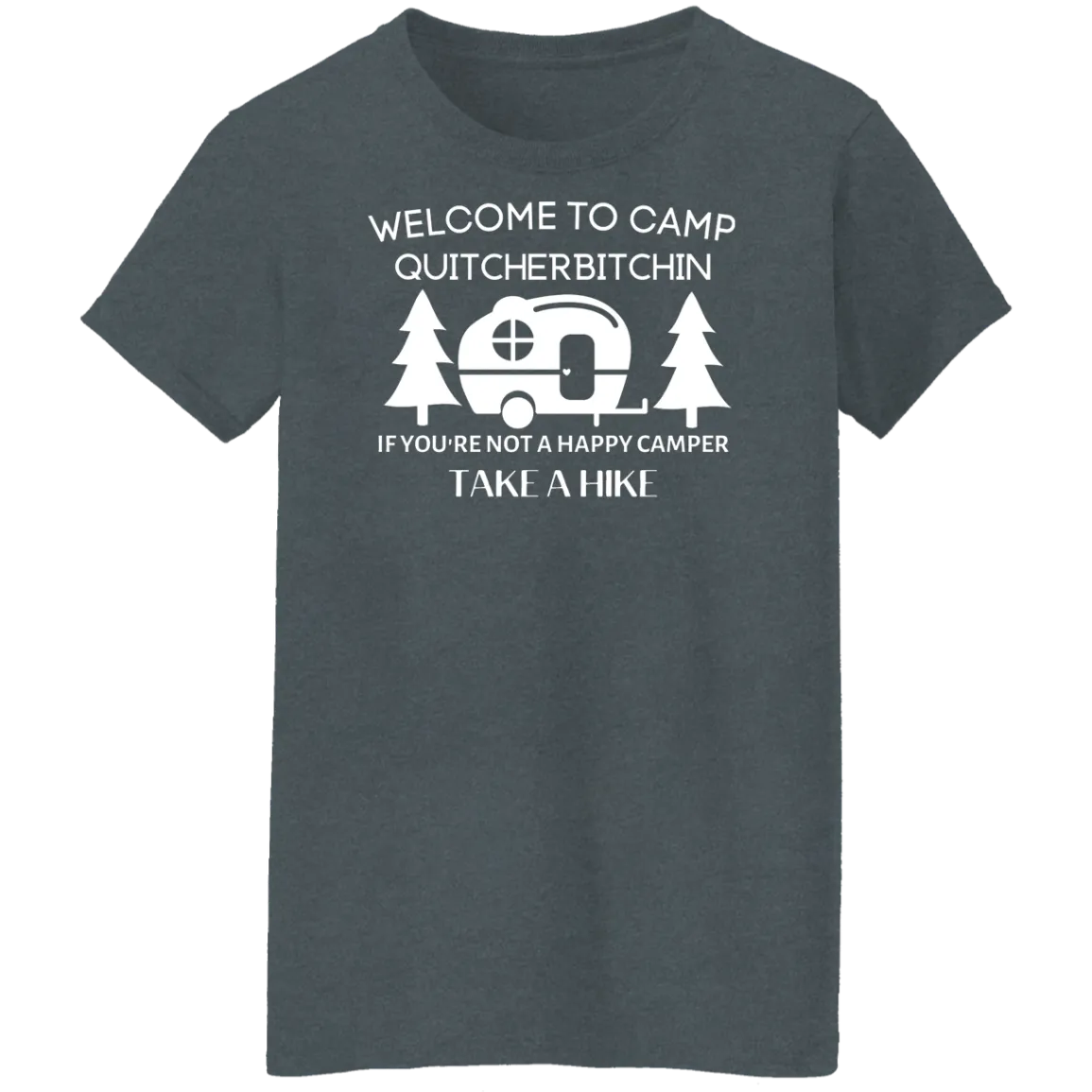 Happy Camper Ladies' 5.3 oz. T-Shirt