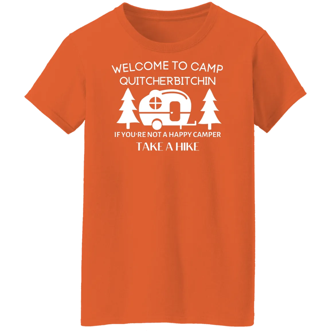 Happy Camper Ladies' 5.3 oz. T-Shirt