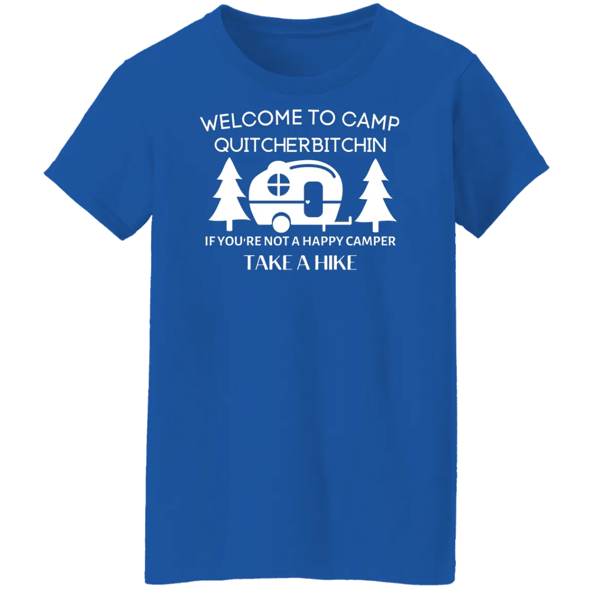 Happy Camper Ladies' 5.3 oz. T-Shirt