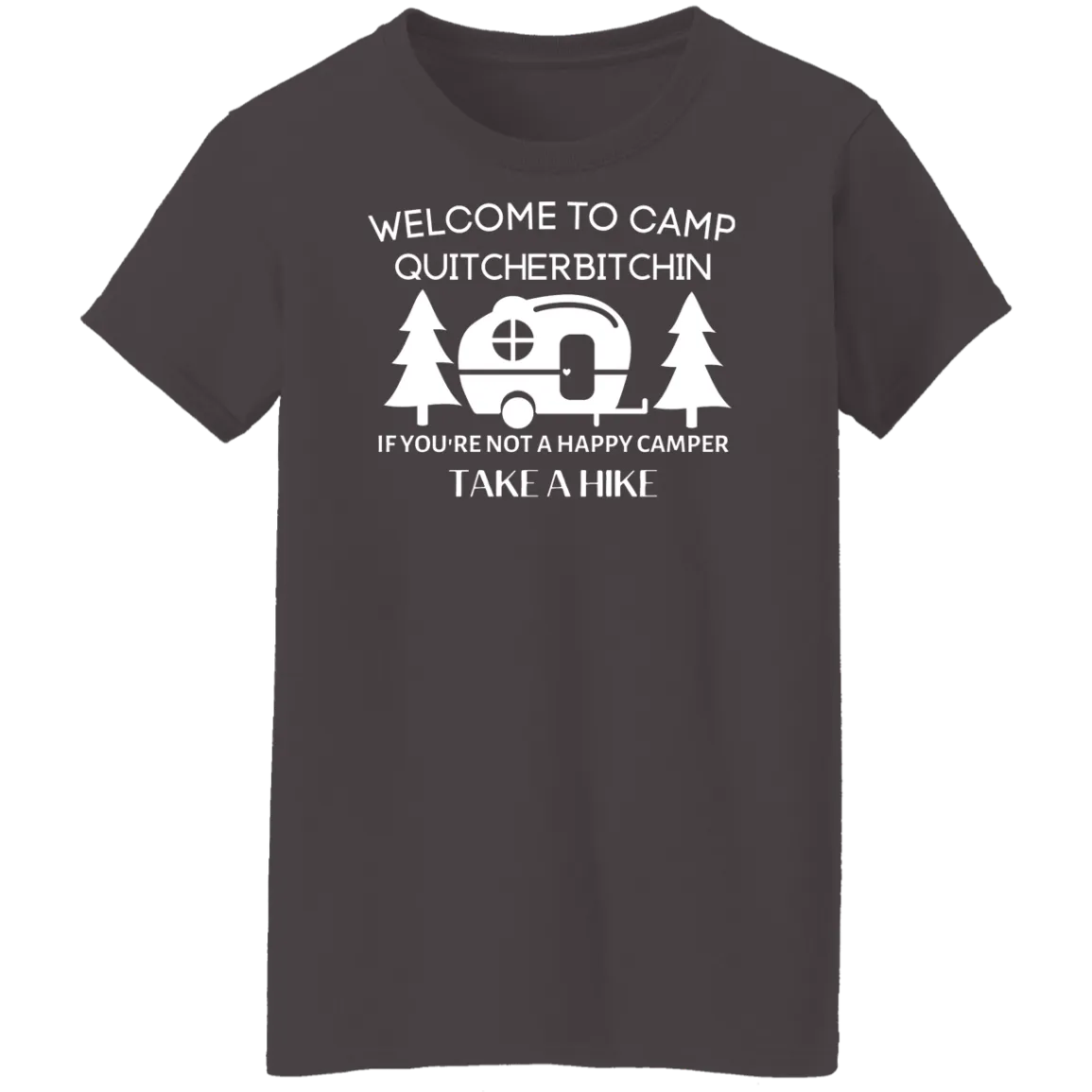 Happy Camper Ladies' 5.3 oz. T-Shirt