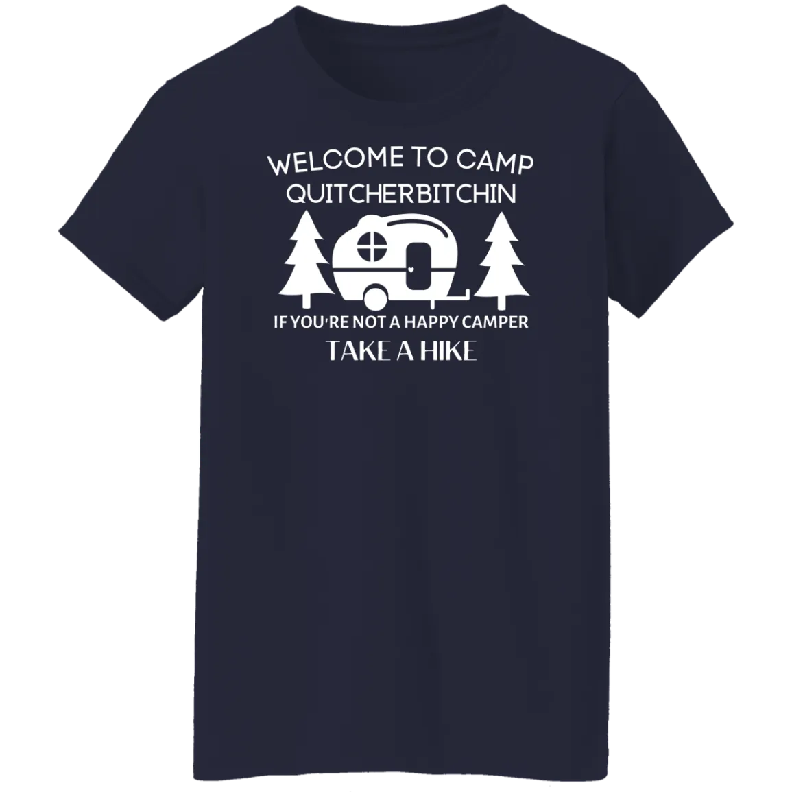Happy Camper Ladies' 5.3 oz. T-Shirt