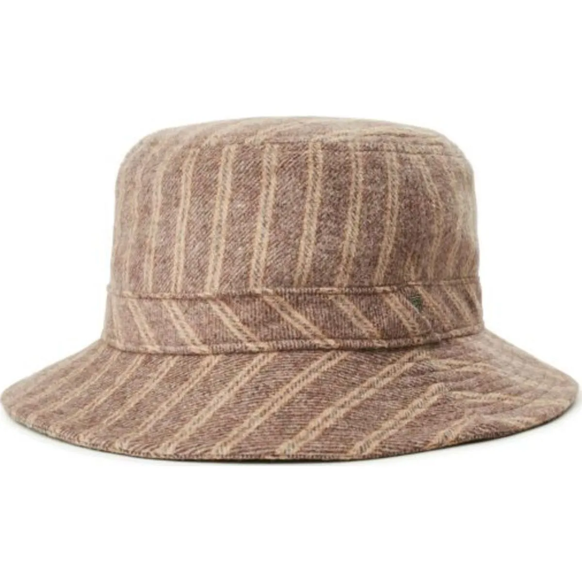HARDY WOMENS BUCKET HAT - MAROON STRIPE