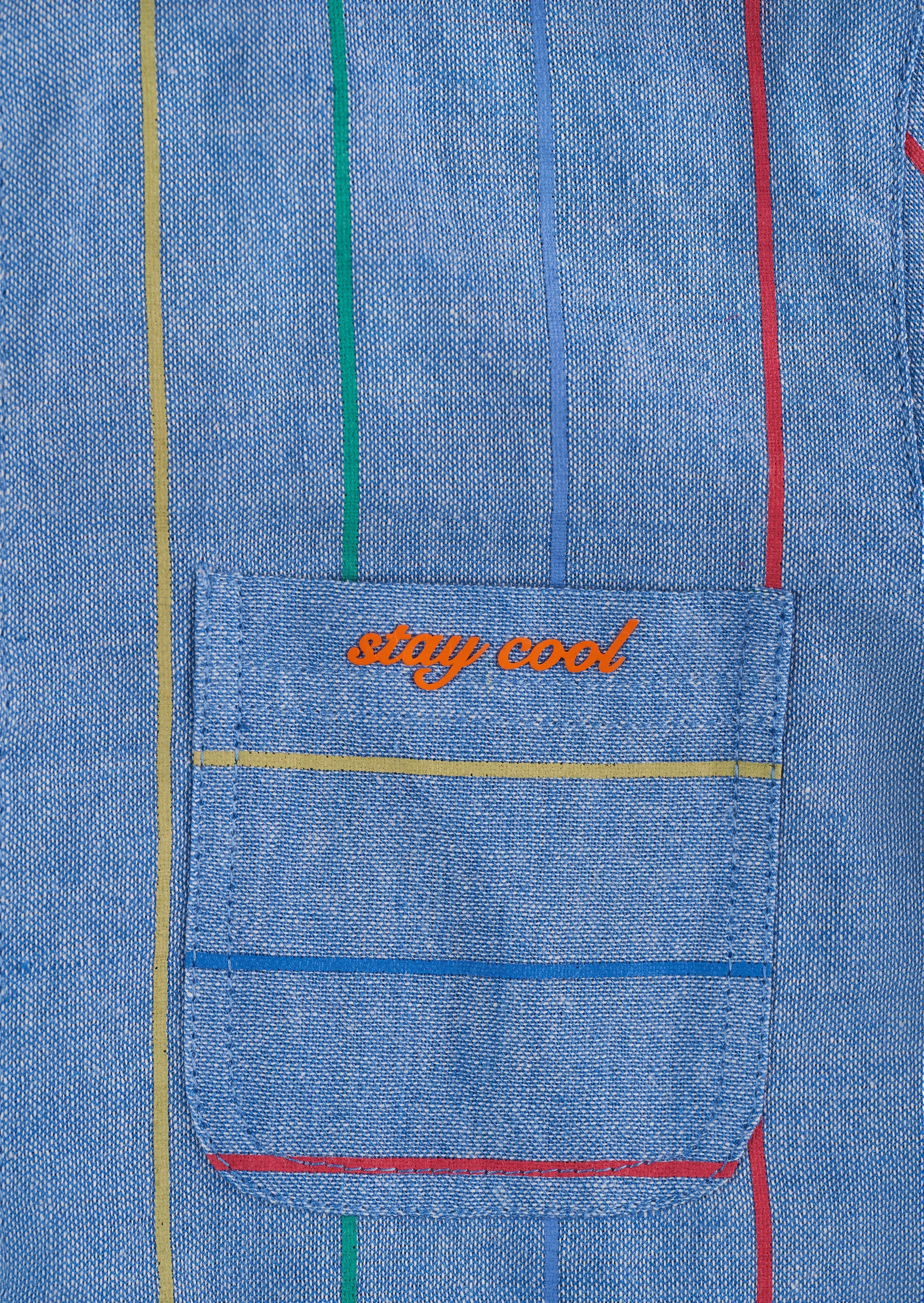 Harris Embroidered Stripe Shirt