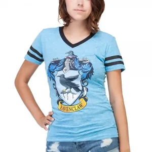 Harry Potter Ravenclaw Crest Logo V-Neck Women's Girls T-Shirt