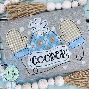 {Hat   Mittens} applique design