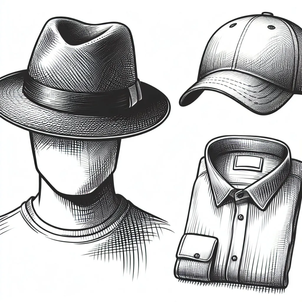 Hats and shirts
