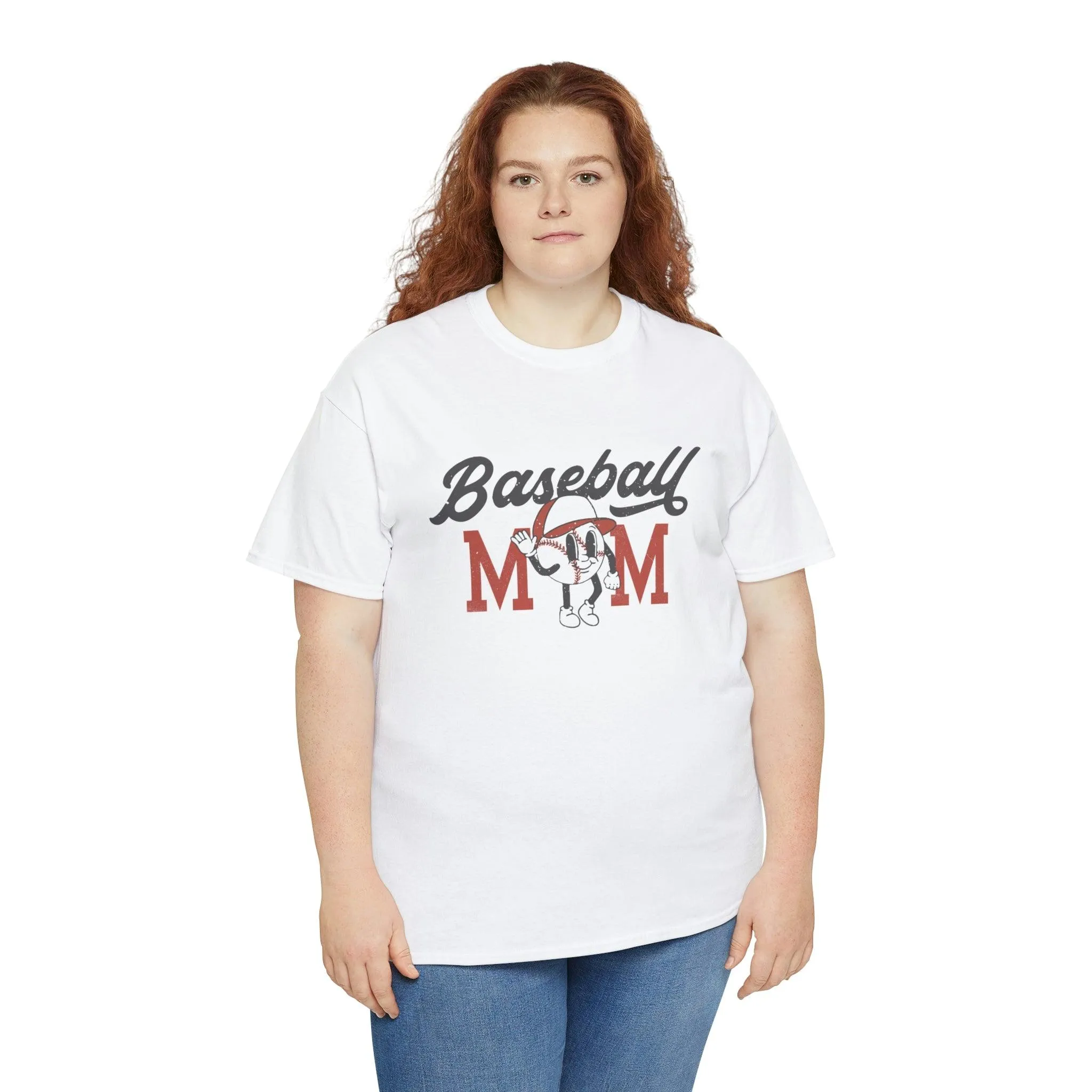 Hazel Blues® |  Retro Baseball Mom Graphic Tee